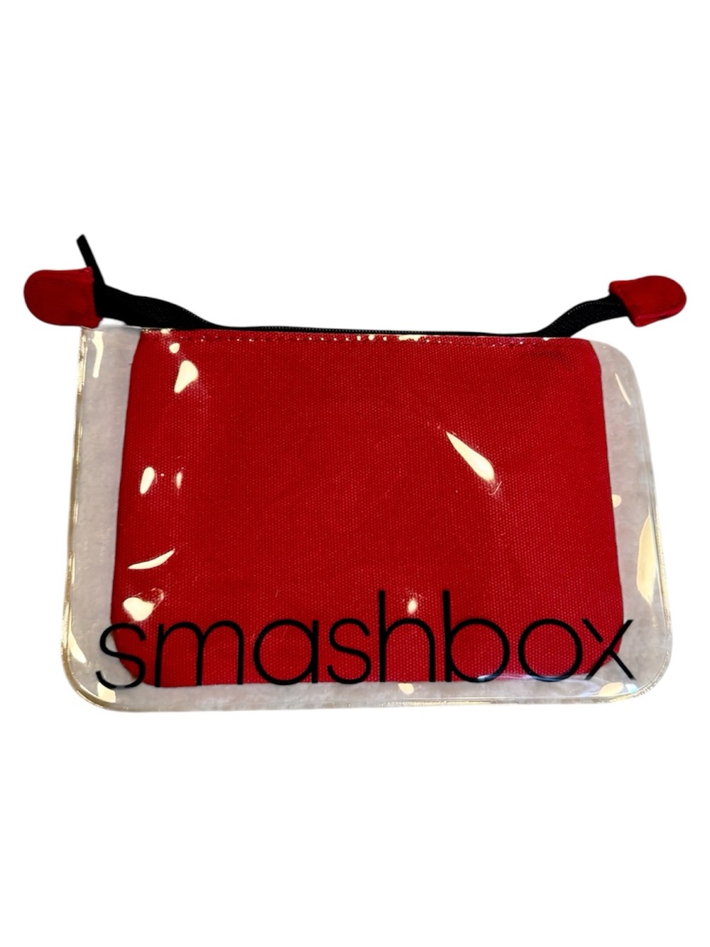 Smashbox Red and Clear Travel Cosmetic Pouch